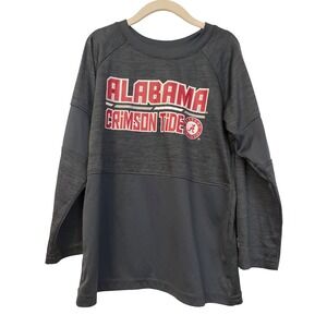 Russell Alabama Crimson Tide Kids Gray Space Dye Long Sleeve Shirt Size S 6-7
